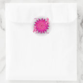 Rond Sticker Rose ruban (Sac)