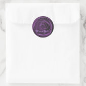 Rond Sticker Rose violet foncé (Sac)