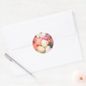 Rond Sticker roses Pour You_ (Enveloppe)
