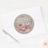 Rond Sticker Rosy (Enveloppe)