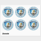 Rond Sticker ROTATO (Feuille)