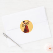 Rond Sticker Rouge (Enveloppe)