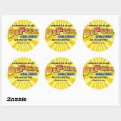 Rond Sticker Round DeFox (Feuille)