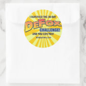 Rond Sticker Round DeFox (Sac)