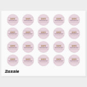 Rond Sticker Round : Espoir (Feuille)