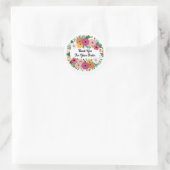 Rond sticker round merci pour votre commande (Sac)