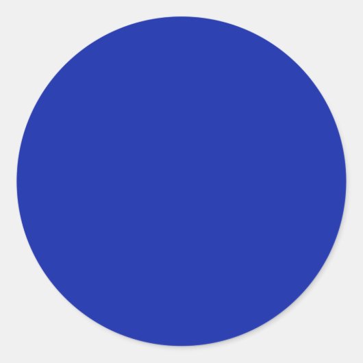 Rond Sticker Royal Blue Round (Devant)