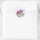 Rond Sticker Royal Corgi Classic Round (Sac)