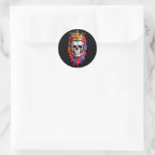 Rond Sticker royal crâne (Sac)