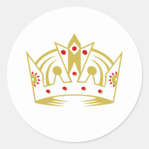 Rond Sticker Royal Crown