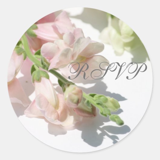 Rond Sticker RSVP Snapdragon (Devant)