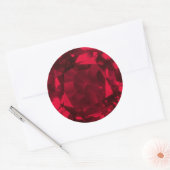 Rond Sticker Ruby 1 (Enveloppe)