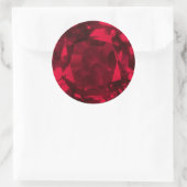 Rond Sticker Ruby 1 (Sac)
