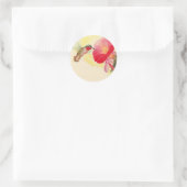 Rond Sticker Ruby Throoisse @ Jardin des Fleurs (Sac)