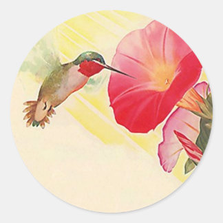 Rond Sticker Ruby Throoisse @ Jardin des Fleurs