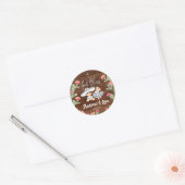 Rond Sticker Rustique Mexicain Silver Charro Twin Bapti (Enveloppe)