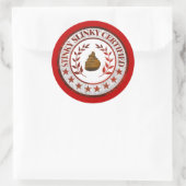 Rond Sticker RV certifié Stinky (Sac)