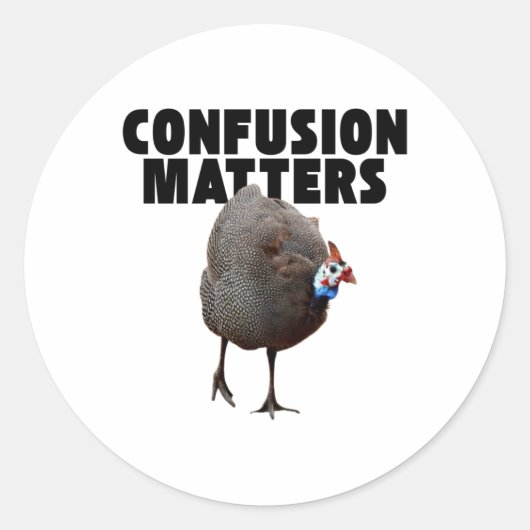 Rond Sticker S Confusion (Devant)