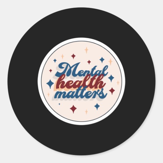 Rond Sticker S Santé Mentale12 (Devant)