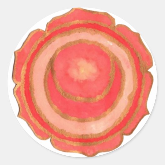 Rond Sticker Sacral Chakra (Devant)