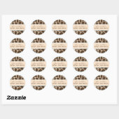 Rond Sticker Safari Boy D (Feuille)