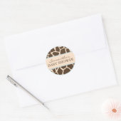 Rond Sticker Safari Boy D (Enveloppe)