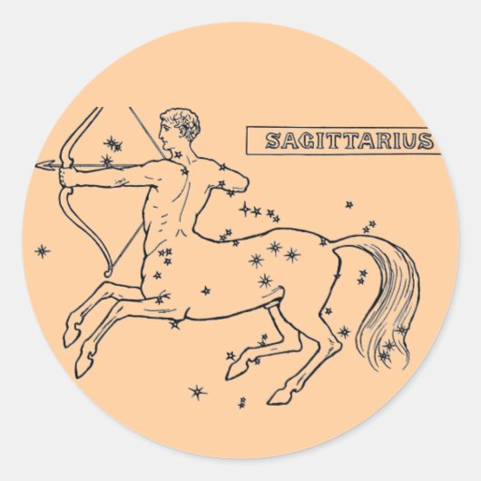 Rond Sticker Sagittarius (Devant)