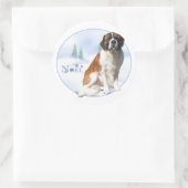 Rond Sticker Saint Bernard Noel (Sac)