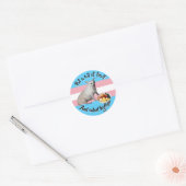 Rond Sticker salade de fruits (Enveloppe)
