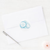 Rond Sticker SandollarMist Aquarelle (Enveloppe)