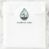 Rond Sticker sans fin pour pluie (Sac)