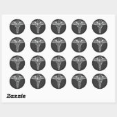 Rond Sticker sans titre (Feuille)