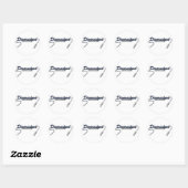 Rond Sticker sans titre (Feuille)