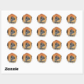Rond Sticker sans titre (Feuille)