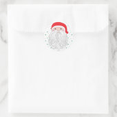 Rond Sticker Santa Sparkle (Sac)