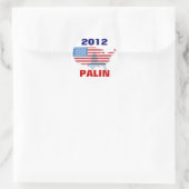Rond Sticker Sarah Palin 2012 (Sac)