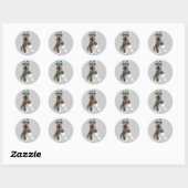 Rond Sticker Schnauzer miniature (Feuille)