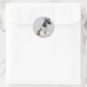 Rond Sticker Schnauzer miniature (Sac)