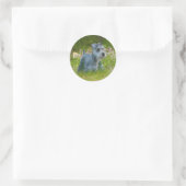 Rond Sticker Schnauzer miniature (Sac)