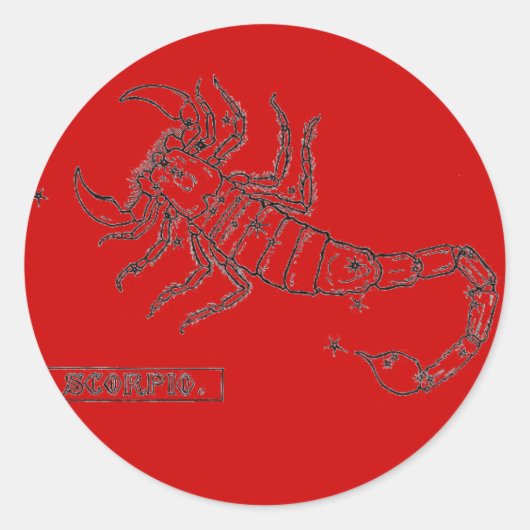 Rond Sticker Scorpio (Devant)