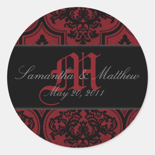 Rond Sticker SD de mariée Vampire 2 (Devant)
