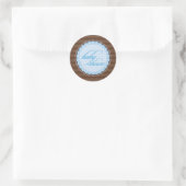 Rond STICKER / SEAL :: baby shower (Sac)