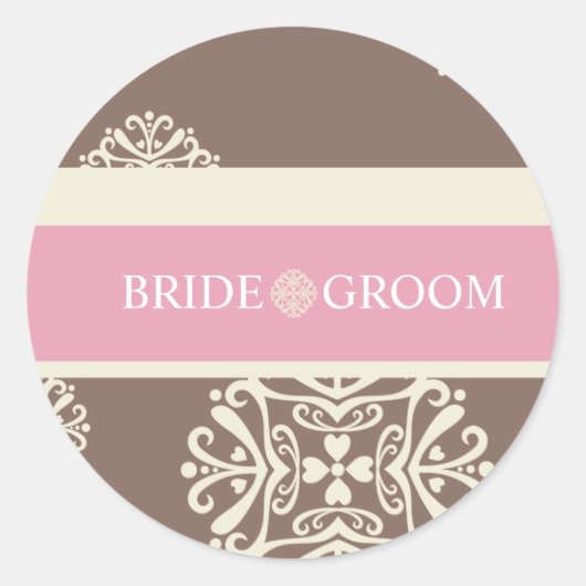 Rond STICKER / SEAL :: charme 3 (Devant)