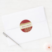 Rond STICKER / SEAL :: charme 8 (Enveloppe)