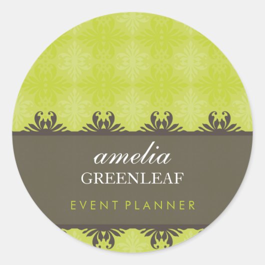 Rond STICKER SEAL :: design à motif 7 (Devant)