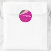 Rond STICKER SEAL :: élégance moderne 7 (Sac)