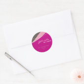 Rond STICKER SEAL :: élégance moderne 7 (Enveloppe)