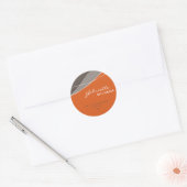 Rond STICKER SEAL :: élégance moderne 8 (Enveloppe)