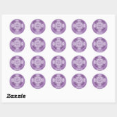 Rond STICKER / SEAL :: embellir 3 (Feuille)