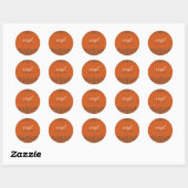 Rond STICKER SEAL :: finement fin 2 (Feuille)